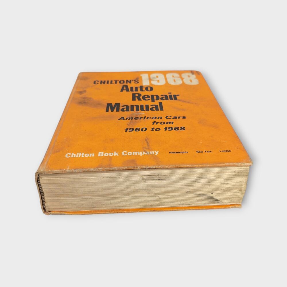 CHILTON'S 1968 Auto Repair Manual American Cars From 1960 - 1968 - Picture 7 of 7